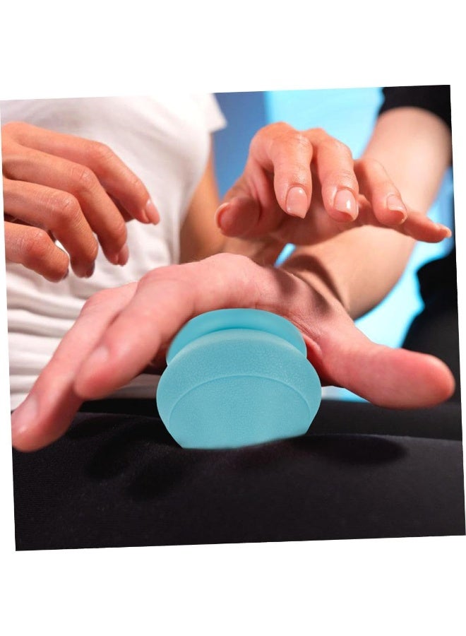 2Pcs Trigger Point Suction Cup Massage Ball, Hands-Free Self-Massage for Back, Neck & Feet, Precise Deep Tissue Pressure on Wall or Floor; Myofascial Release for Home, Office & Gym (Blue) - Image 5