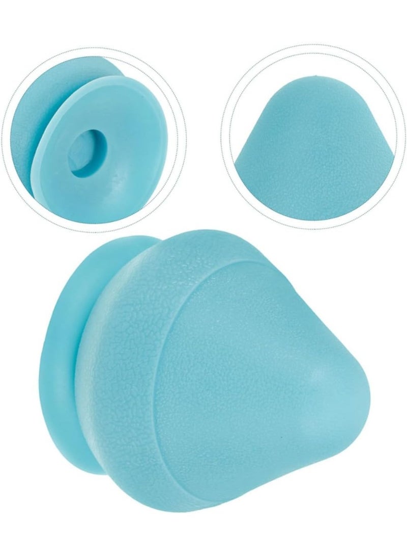 2Pcs Trigger Point Suction Cup Massage Ball, Hands-Free Self-Massage for Back, Neck & Feet, Precise Deep Tissue Pressure on Wall or Floor; Myofascial Release for Home, Office & Gym (Blue) - Image 4