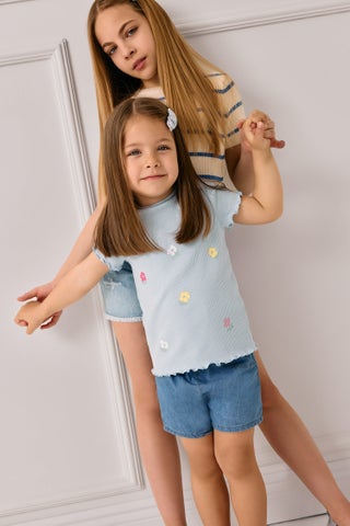 Baby Girl Regular Fit Crew Neck Floral T Shirt - pzsku/Z861A5586173F17755398Z/45/1751030141/dccbbfcc-afe2-4cbc-9625-5308f3e87d8d