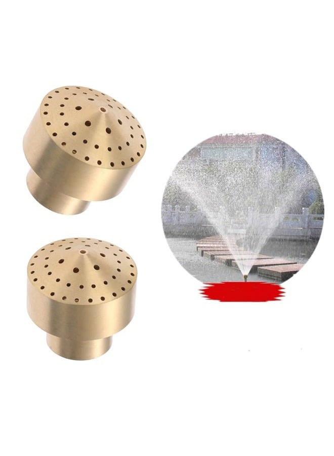 Hicello 1" Brass Dn25 Fountain Nozzle Column Water Fountain Nozzle Sprinkler Spray Head For Garden Pond Bring Beautiful Visual Effects - Image 3