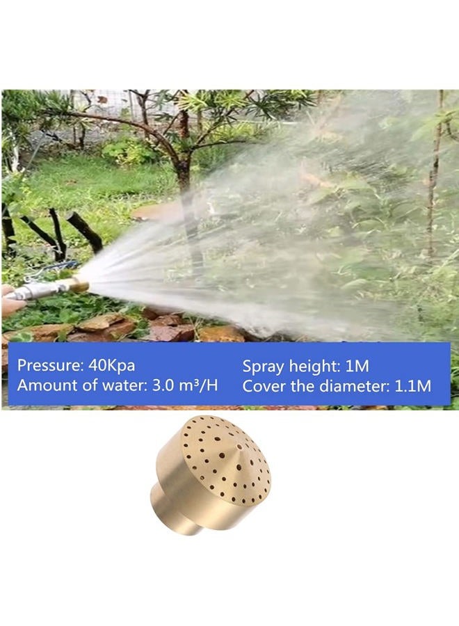 Hicello 1" Brass Dn25 Fountain Nozzle Column Water Fountain Nozzle Sprinkler Spray Head For Garden Pond Bring Beautiful Visual Effects - Image 5