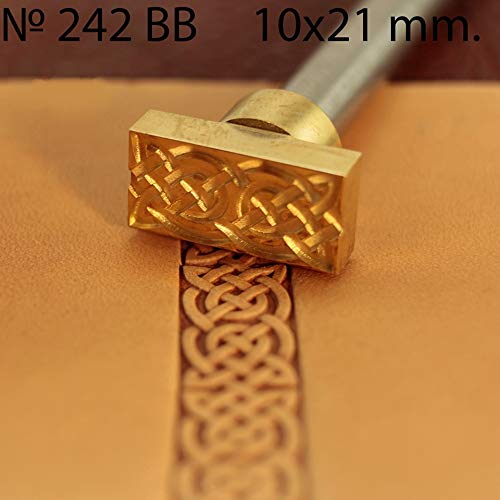 DandS ltd Leather Stamp Tool - Celtic Knot Professional Steel Craft Tool for Leatherworking, Embossing, Carving & Stamping Leather Projects, Belts Wallets & DIY Projects Compatible with Mallet #242BB - Image 4