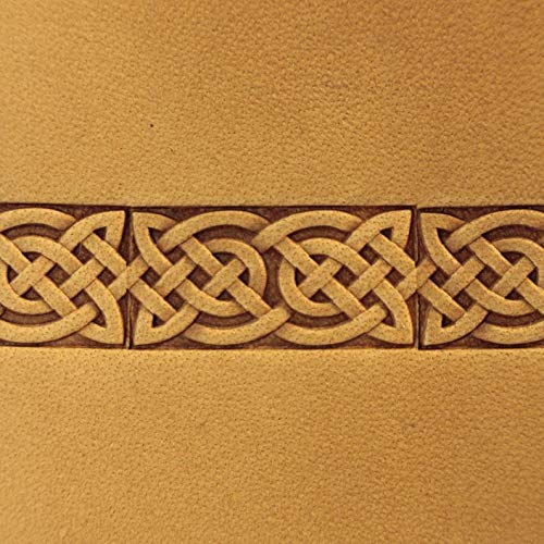 DandS ltd Leather Stamp Tool - Celtic Knot Professional Steel Craft Tool for Leatherworking, Embossing, Carving & Stamping Leather Projects, Belts Wallets & DIY Projects Compatible with Mallet #242BB - Image 3
