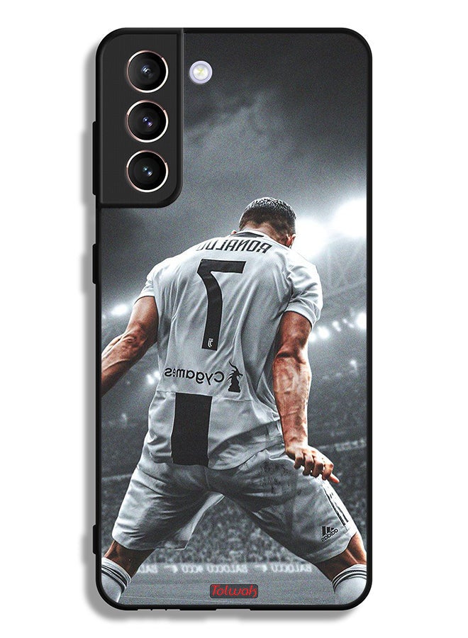 Tolwak Samsung Galaxy S21 Plus 5G Protective Case Cover Cristiano Ronaldo Celebration - Image 3