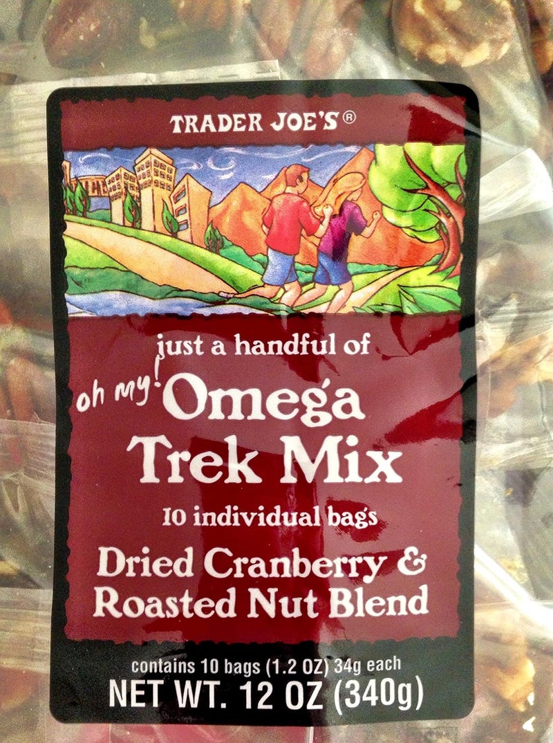 Trader Joe's Omega Trek Mix - Dried Cranberry & Roasted Nut Blend - Image 3