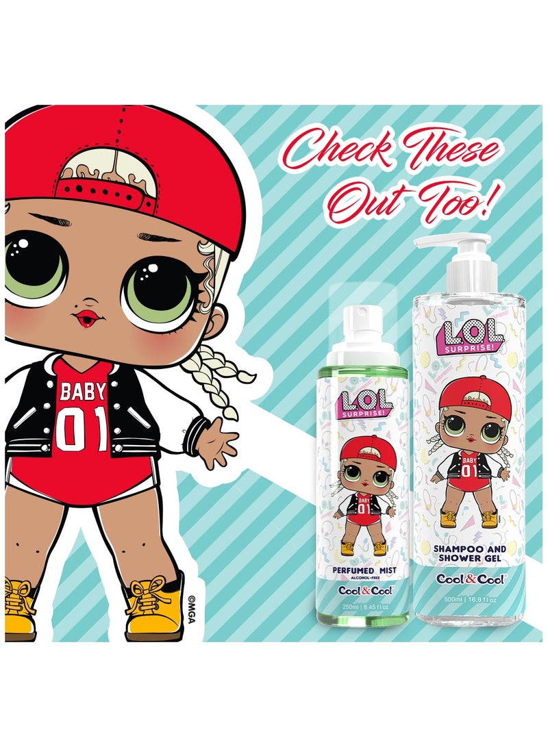 كول اند كول شامبو وجل استحمام للأطفال خالٍ من الكحول من كول آند كول إل أوه إل سربرايز إم سي سواج - 250 مل - Image 5