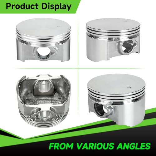 XIKOBY XlKOBY Racing 70mm Flat Top Piston and .550 Ring Kit Compatible with Predator 212cc 224cc GX160 GX200 6.5HP Engine Mini Bike Go Kart Performance Parts with Head Gasket & 18lb Valve Springs - Image 3