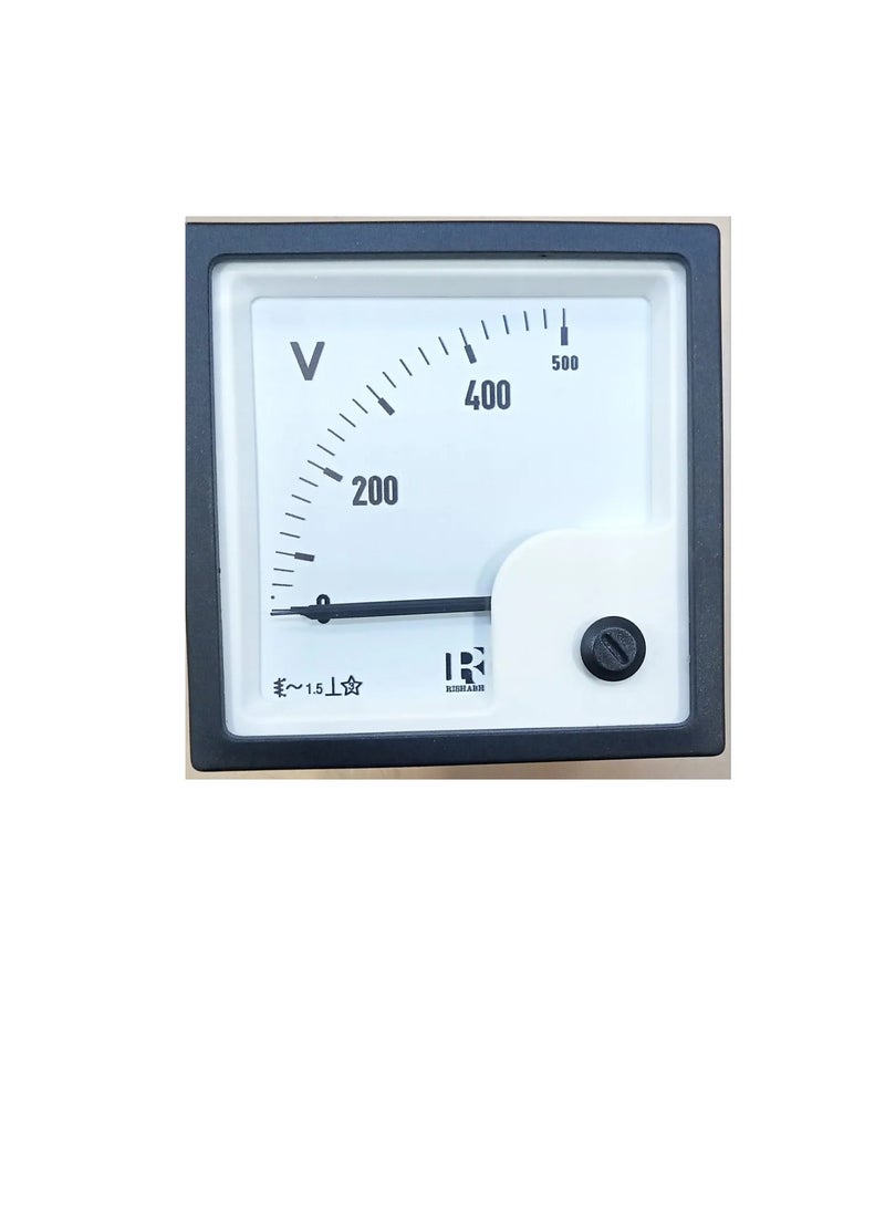 AC Analogue Panel Ammeter 72x72 CT Type Secondary 1A ERI72 ESI72 - Image 1