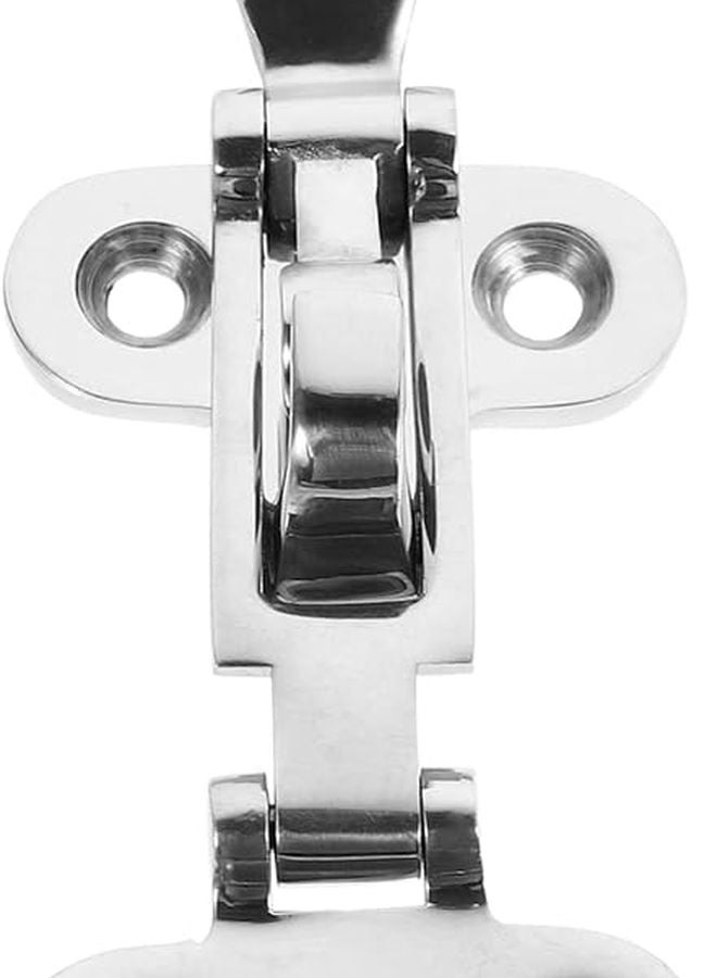 قفل مزلاج من الفولاذ المقاوم للصدأ عالي المتانة للأبواب والخزائن، يضمن إغلاقًا آمنًا - Image 1