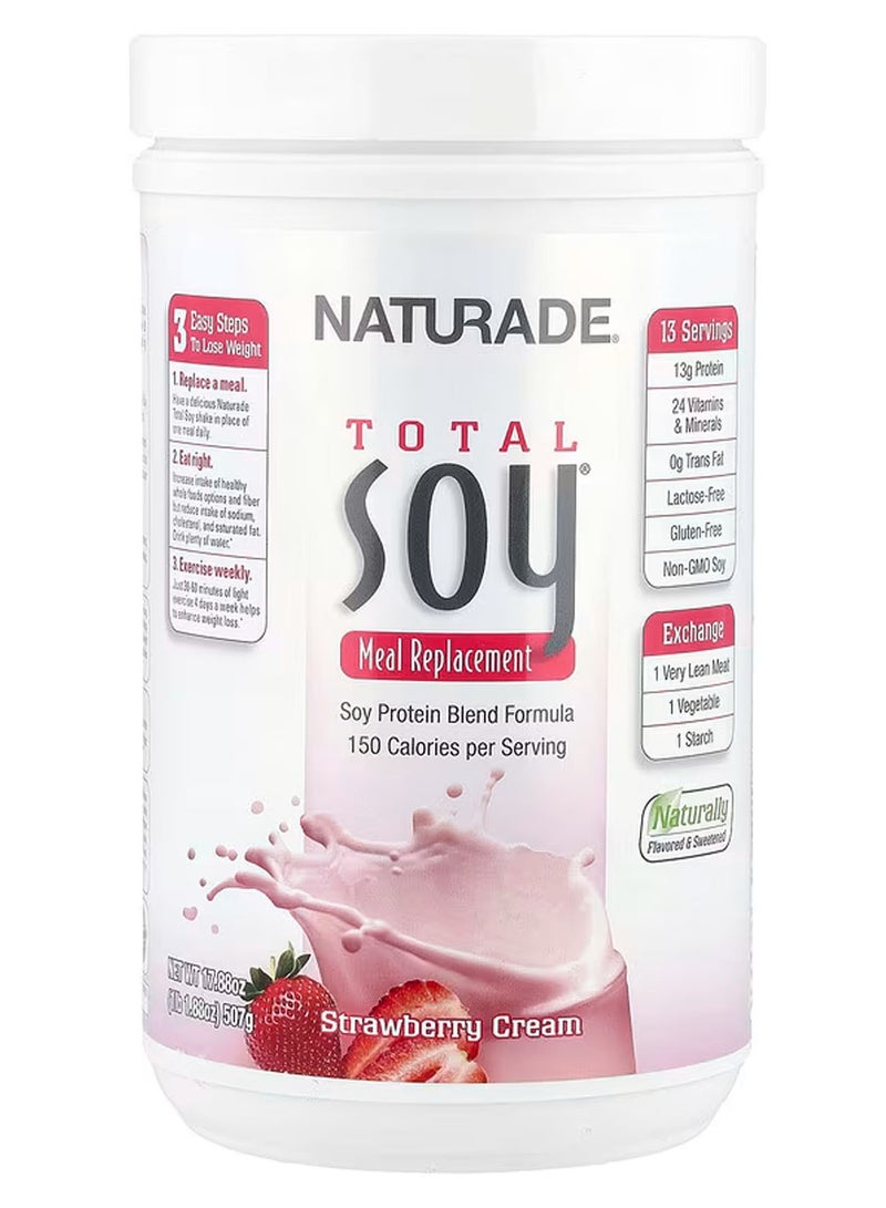 ناتورادي بديل للوجبات ، كريمة الفراولة ، 1 رطل 1.88 أونصة (507 جم) - Image 1