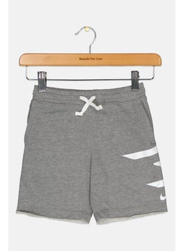 Toddler Boy Sportswear Brand Logo Outdoor Short, Grey