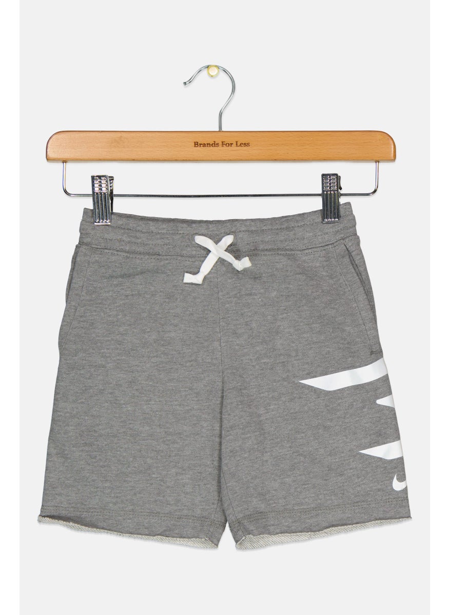 Nike 3Brand by Russell Wilson - Toddler Boy Sportswear Brand Logo Outdoor Short, Grey - Image 1