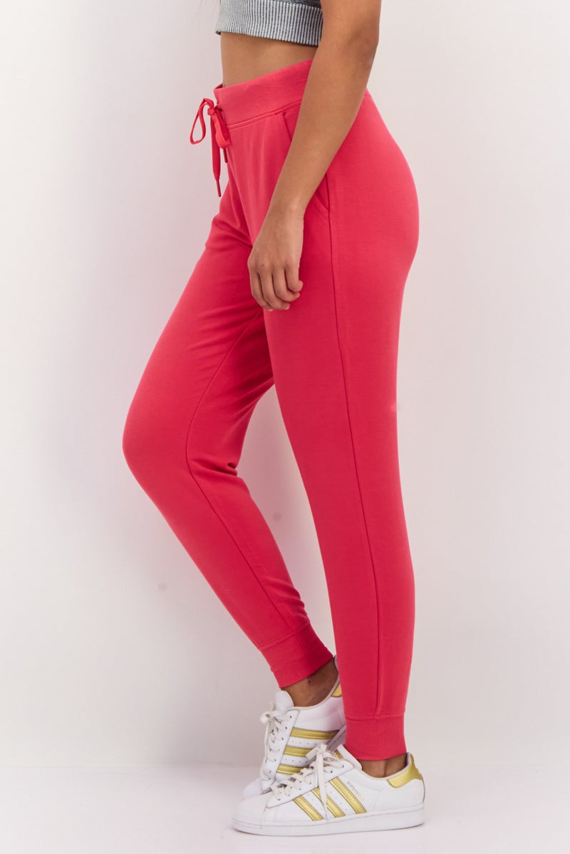 SKECHERS Women Sportswear Fit Outdoor Jogger Pants, Raspberry  - Image 3