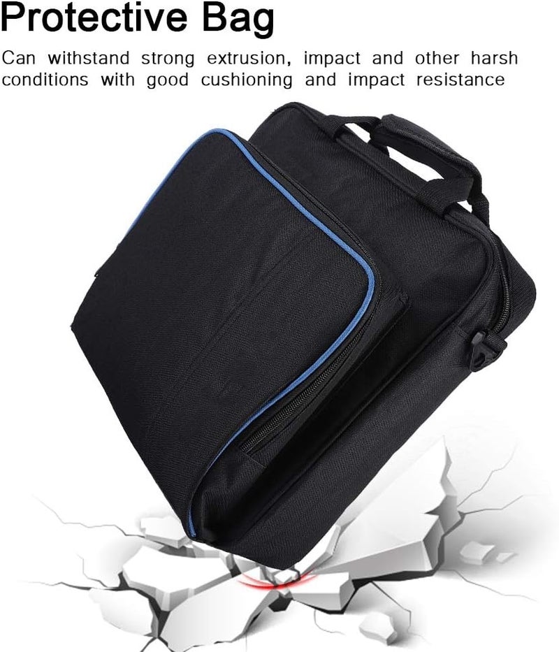 klarako Console Carrying Case Bag for PS4 Slim, Waterproof Shockproof Game System Protective Travel Case Handbag for PS4 Slim System and Accessories - Image 2