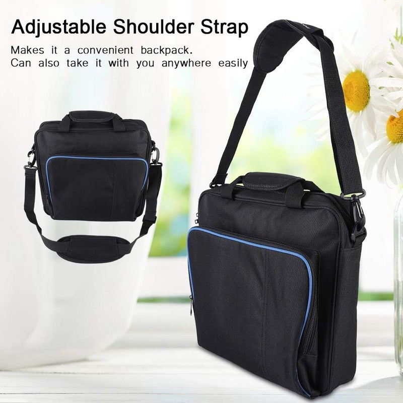 klarako Console Carrying Case Bag for PS4 Slim, Waterproof Shockproof Game System Protective Travel Case Handbag for PS4 Slim System and Accessories - Image 3