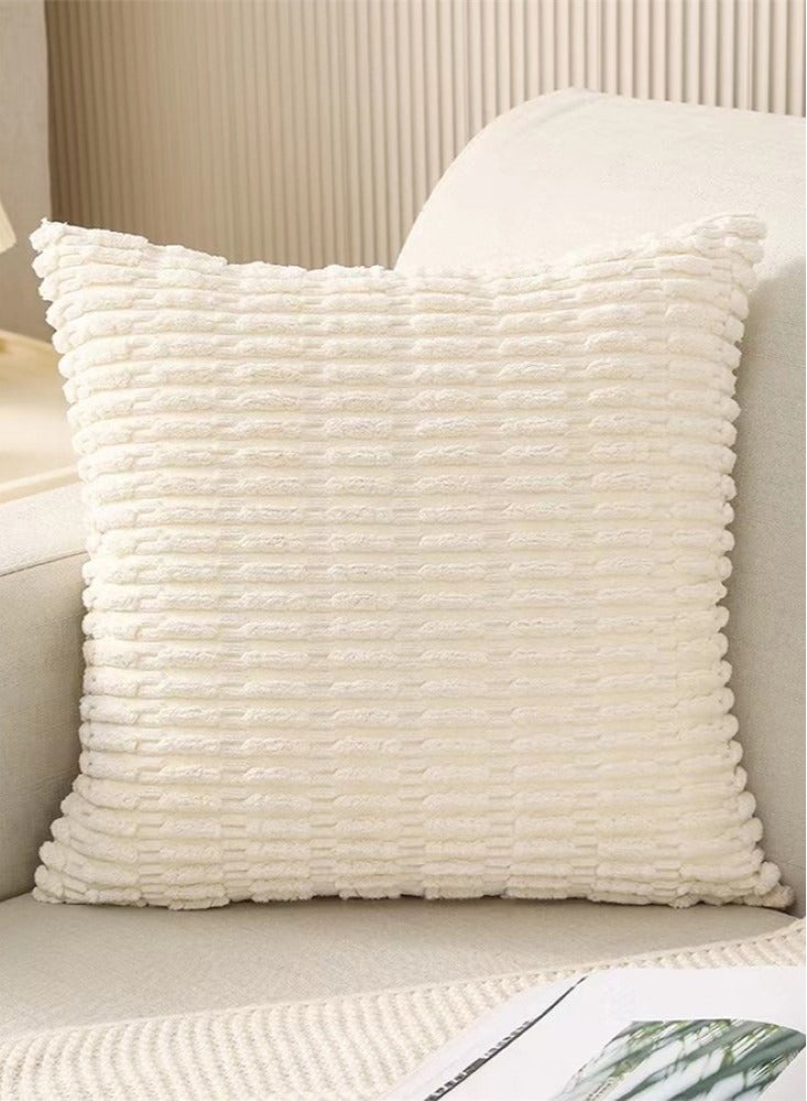 Kutis 4-Piece Decorative Cushion Cover Pillow Cases Corduroy Multicolor 45x45 Centimeter  - Image 4
