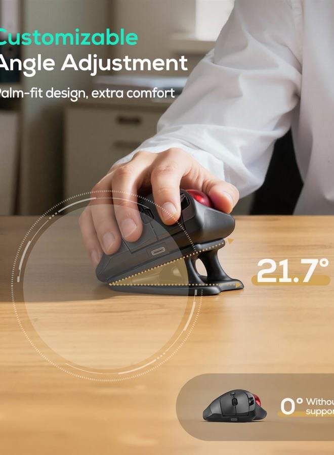 Nulea M511 Tiltable Trackball Mouse - Image 2