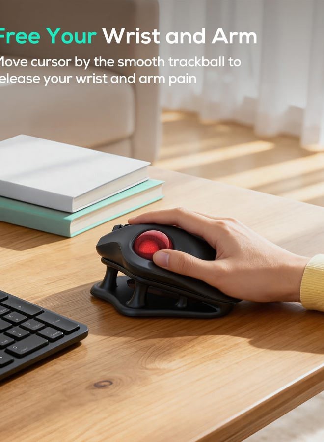 Nulea M511 Tiltable Trackball Mouse - Image 4