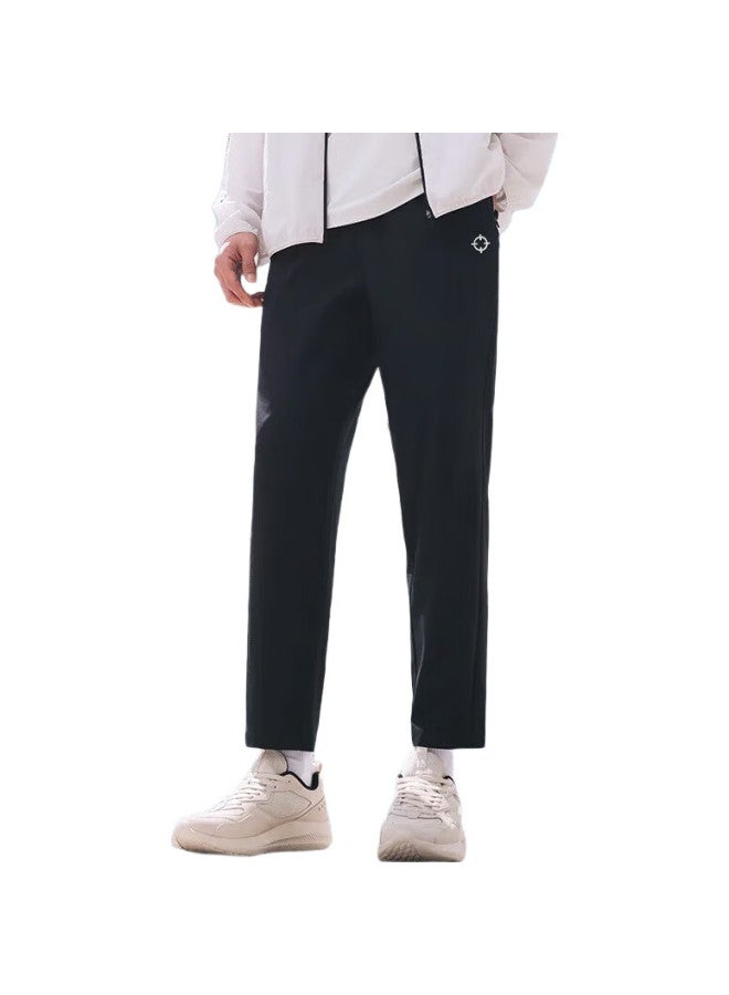 RIGORER  Men'S Quick Dry Ice Silk Sports Pants Loose Breathable Woven Ice Skin Running Exercise Pants Men - Image 2