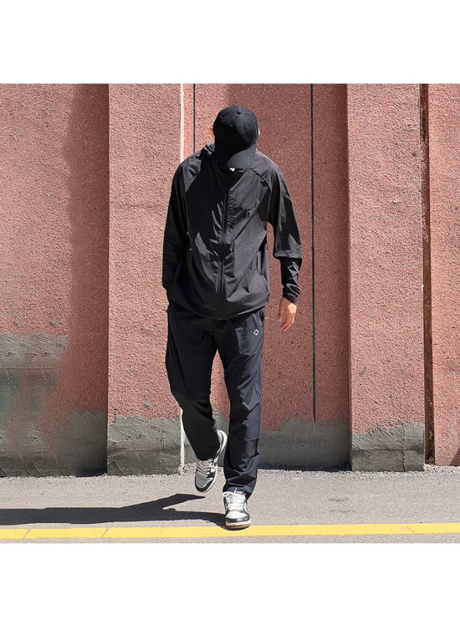 RIGORER  سروال رياضي للرجال سريع الجفاف من حرير الجليد فضفاض وقابل للتنفس - Image 4