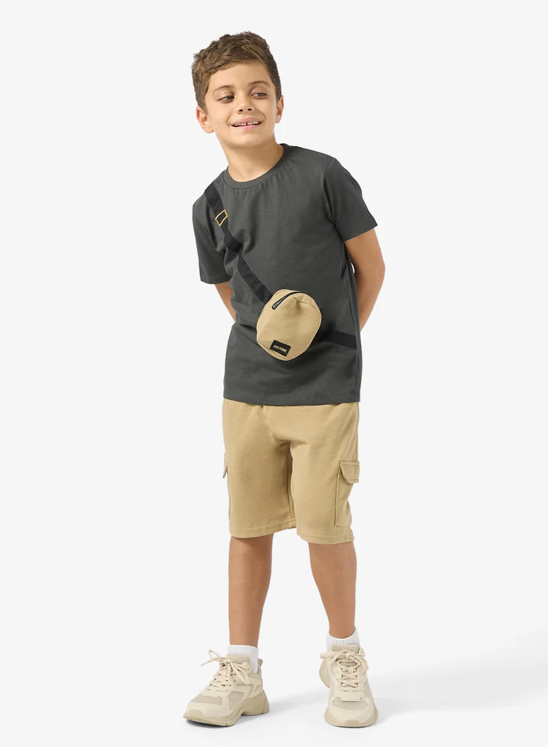 ريبلز مع نمشي Boys Tee With Shorts Set