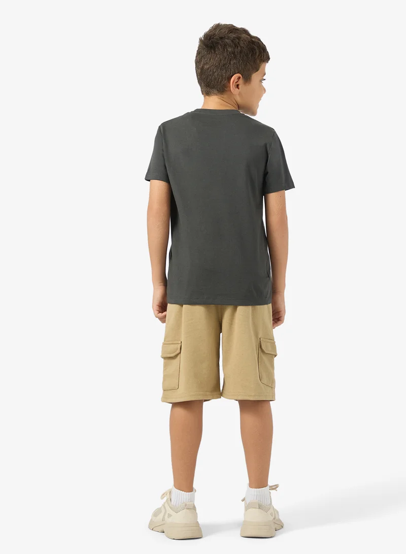 ريبلز مع نمشي Boys Tee With Shorts Set