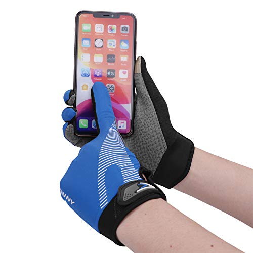 Holiberty Summer Cooling Cycling Gloves Full Finger Touch Screen for Women Men Breathable Non-slip Motorcycle Mountain Bike Riding Gloves Road Bicycle BMX Lifting Fitness Climbing Workout Exercise Golf Gloves - Image 2
