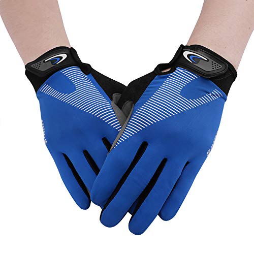 Holiberty Summer Cooling Cycling Gloves Full Finger Touch Screen for Women Men Breathable Non-slip Motorcycle Mountain Bike Riding Gloves Road Bicycle BMX Lifting Fitness Climbing Workout Exercise Golf Gloves - Image 5