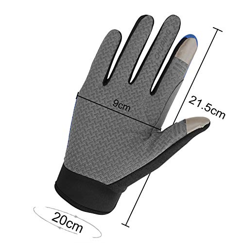 Holiberty Summer Cooling Cycling Gloves Full Finger Touch Screen for Women Men Breathable Non-slip Motorcycle Mountain Bike Riding Gloves Road Bicycle BMX Lifting Fitness Climbing Workout Exercise Golf Gloves - Image 4