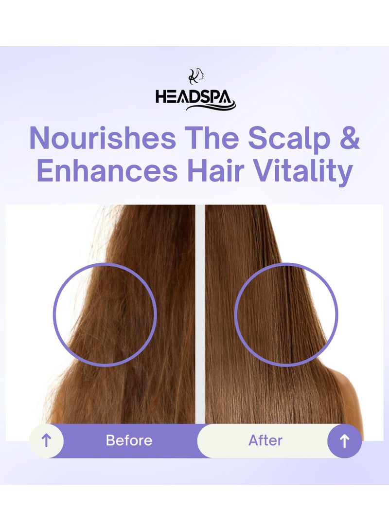 K-HEADSPA Korean Shower Filter Therapy Kit – Water Filtration for Hair Loss, Massage Function, Vitamin-Infused Gel with Lavender Scent and Detox Sparkling Tablet for Hair and Scalp Wellness - Image 4