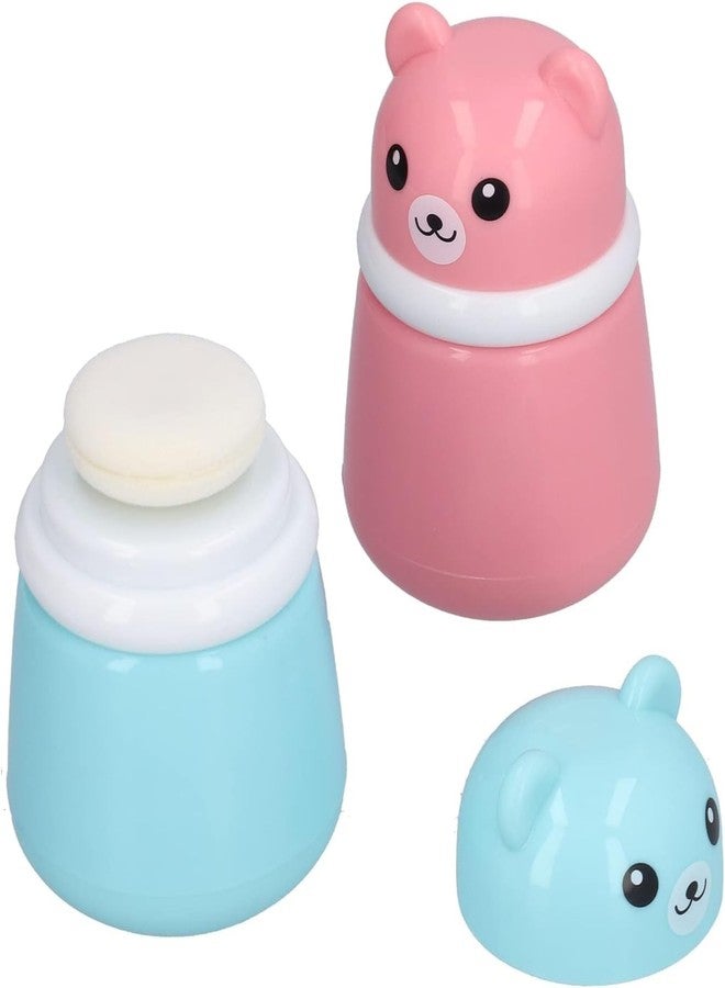 Closecret Baby Talcum Powder Puff with Case – Refillable Powder Container with Soft Puff for Babies, Toddlers & Kids – Gentle & Safe for Delicate Skin (Multicolor Any One) - Image 1