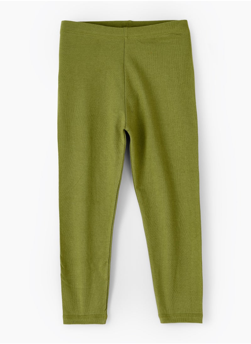Jelliene Jelliene Girls 95% Cotton 5% Elastane Leggings, Soft and Comfortable Cotton Leggings for Girls, Perfect for Everyday Wear  - Image 1