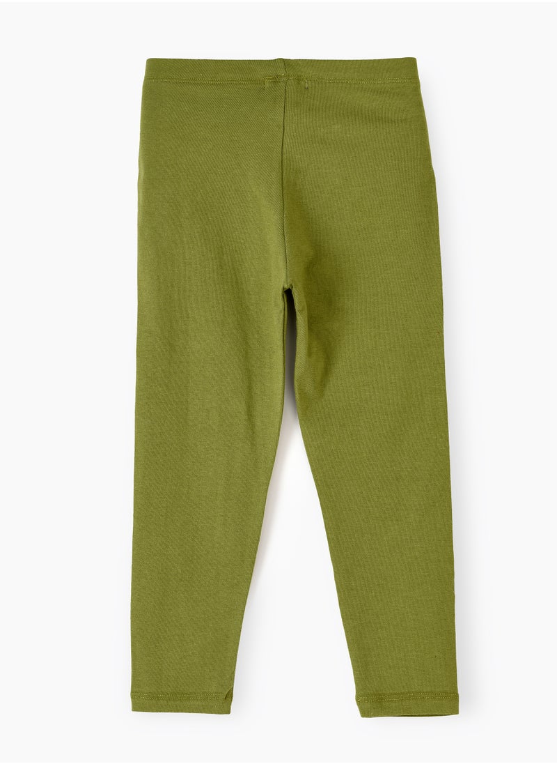 Jelliene Jelliene Girls 95% Cotton 5% Elastane Leggings, Soft and Comfortable Cotton Leggings for Girls, Perfect for Everyday Wear  - Image 2
