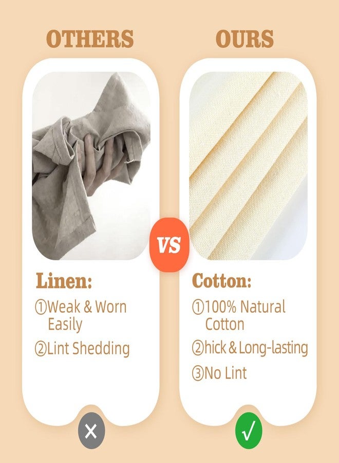 Bessny 5PCS Cotton Tea Towels for Baking Sourdough, 18.8x14 Inch Reusable Bread Proofing Cloth, Flour Sack Towels for Dough Raising, Baguettes, Ciabatta, Pastry, Loaves, Bread Making Accessories for Bakers - Image 3