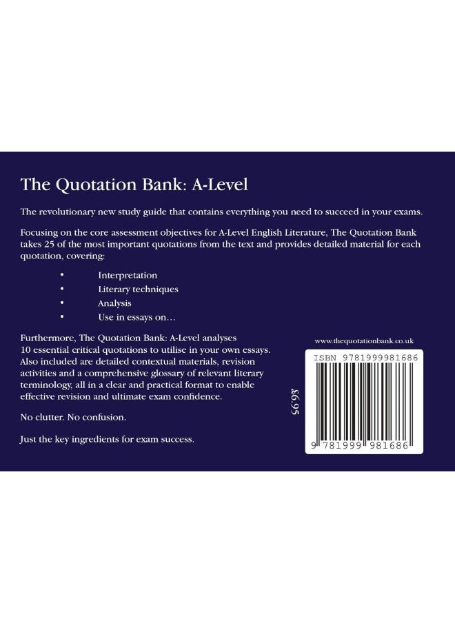 null - The Quotation Bank: A Streetcar Named Desire A-Level Revision and Study Guide for English Literature - Image 1
