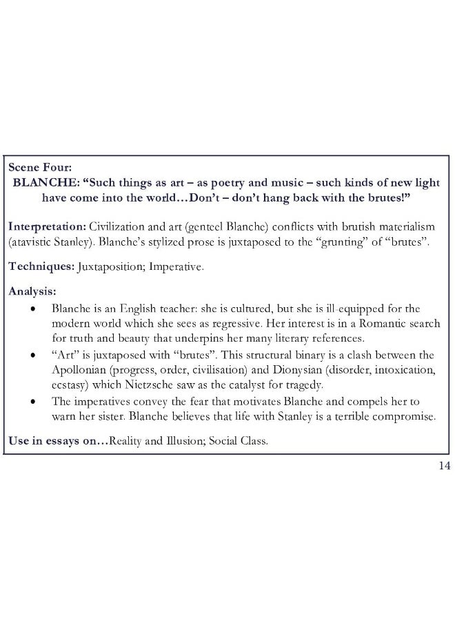 null - The Quotation Bank: A Streetcar Named Desire A-Level Revision and Study Guide for English Literature - Image 1