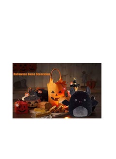 Excefore Plush Toy, Plush Bat Toy 8'' Cartoon Cotton Stuffed Animals Plush Doll, Cute Animal Bat-Shaped Stuffed Pillow Cushion, Cute Great Gift, Holiday Birthday Halloween Home Decoration (Black)  - Image 3