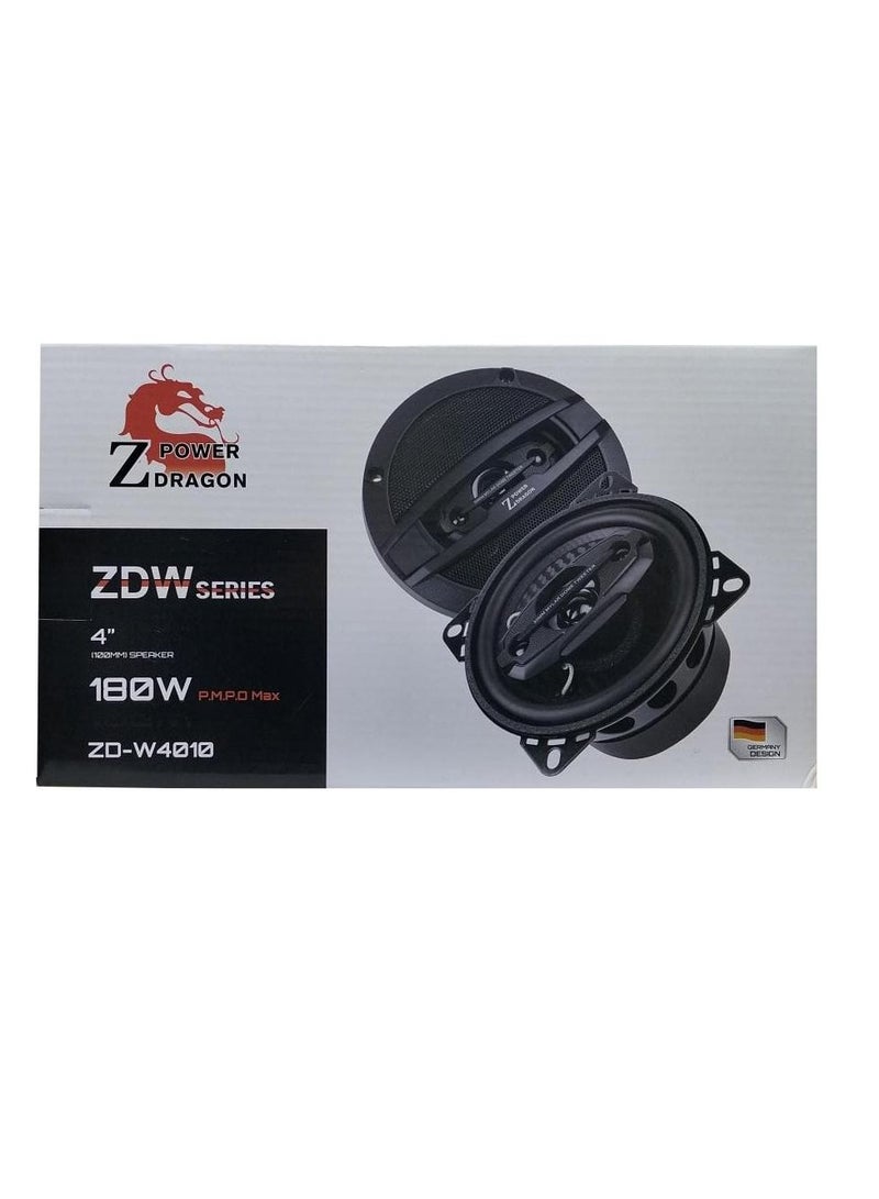 Zero Power 180 Watt Round Speaker Set ZD-W4010 - Image 1