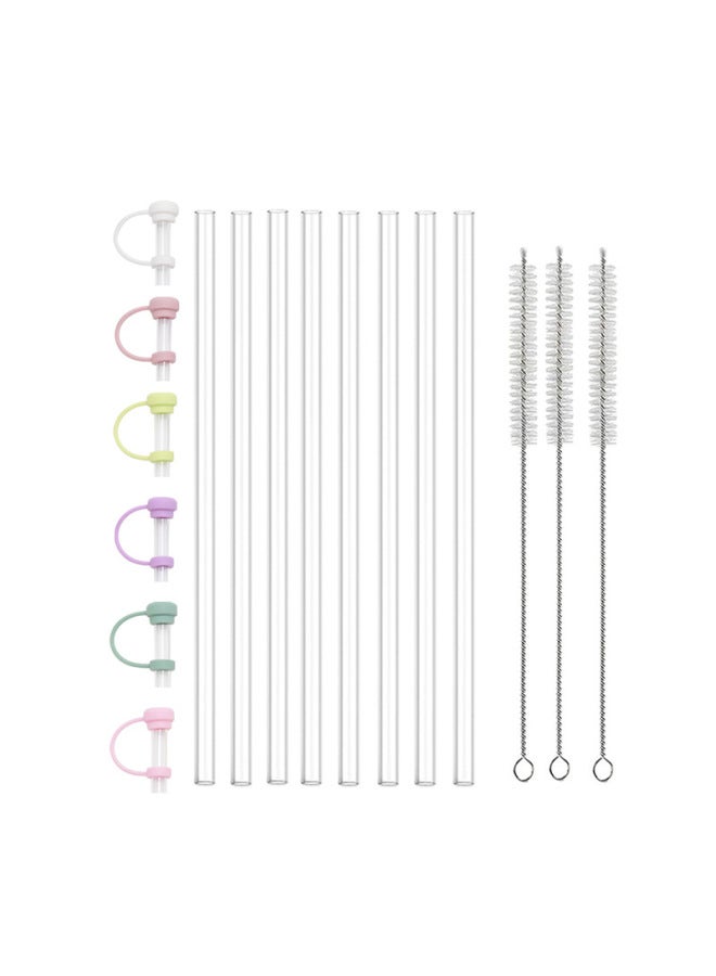 Cross-border Stanley PE Straw Replacement Suit Cloud Straw Cap Three-piece Set Stanley Water Cup 40oz Straw-Color:3 Tubes + 1 Brush + 1 Straw Cap Please Note The Color - Image 5
