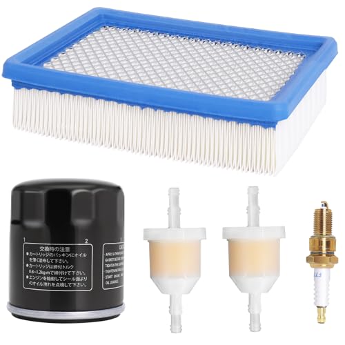 Podoy Golf Cart Tune Up Kit Compatible with Club Car DS 1992-2004 4-Cycle Gas Cart with FE290 FE350 Engines 1015426 1016467 41016467 1013684 1014522 102003201Air Oil Fuel Filter and F7TC Spark Plug - Image 1