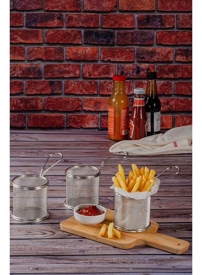 Home Pro 4-Piece Circular Fries Bucket 