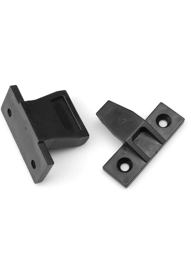 20 Pairs Push In Plinth Panel Furniture Connectors Bracket Fixings With 80 Screws For Furniture Installation Move The Panel - Image 2