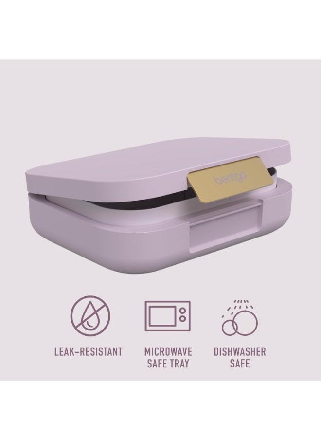 Bentgo Modern - Versatile 4 - Compartment Bento - Style Lunch Box, Leak - Resistant, Ideal For On - The - Go - Balanced Eating - Bpa Free, Matte Finish And Ergonomic Design - Orchid  - Image 5