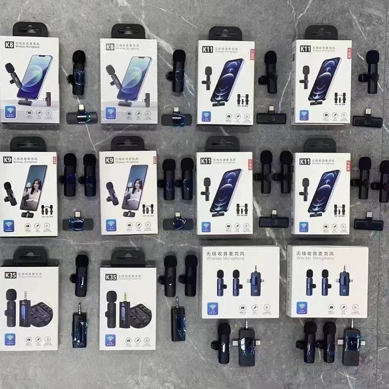 Wireless Lavalier Microphone One-To-Two Tiktok Outdoor Microphone Noise Reduction Bluetooth Live Streaming Recording - Image 5