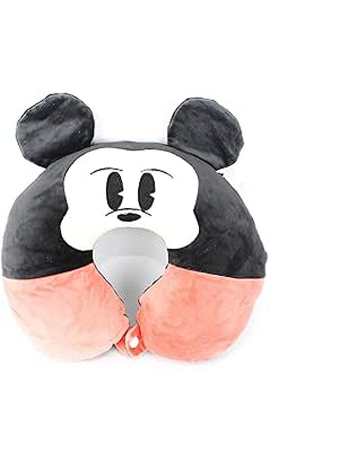 Comfy Neck Support Soft Fiber Travel Neck Pillow U-Shape For Car, Travel, Office,Airplane and Gifts - Mickey
