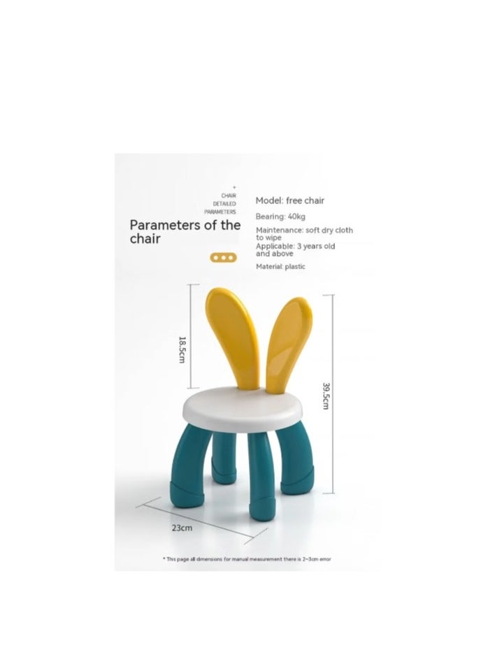 OASIS-TH - Kids Activity Table Set  Children's Block Table with one chair Table size 38CM - Image 1
