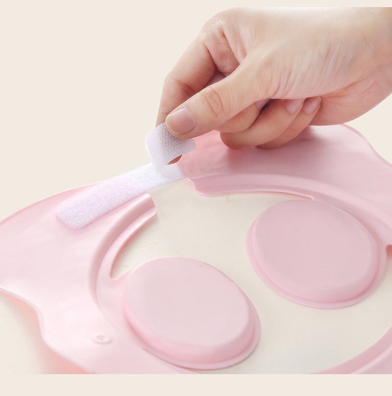AMTOOCH Shower Cap For Kids  Baby Shower Cap Bath Wash Shampoo Rinser Shield Hat Adjustable Head Hair Visor Protection Toddler And Children Prevent Water From Entering Eyes And Ears(Pink) - Image 5