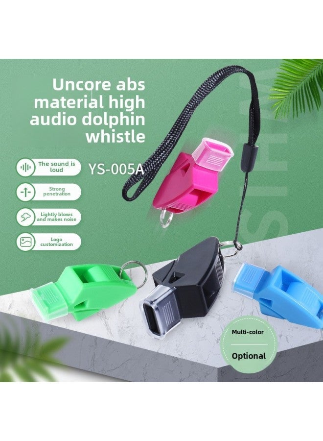 Generic Professional Coach Plastic Whistle Football Basketball Volleyball Referee Special PE Teacher Dolphin High Frequency Whistle-Color:Sky Blue - Image 1