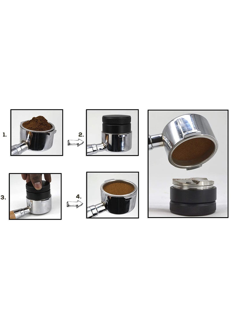 MIBRU - Coffee Distributor 53mm Espresso Tamper Distributor Tool Leveler Espresso Machine Accessories - Image 1