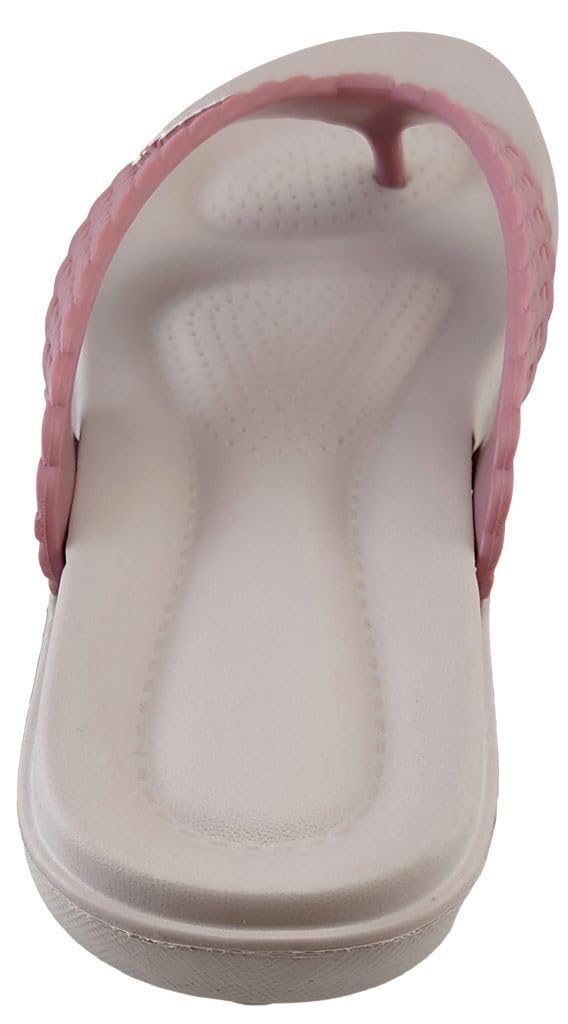 FLITE Women's Daily Use Slippers || Flip flop for Girls || Ladies Slipper (Pink, 4) - Image 4